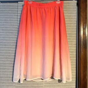 Old Navy Ombré Pink Skirt